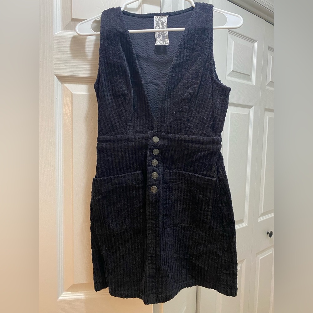 Sleeveless Corduroy Dress